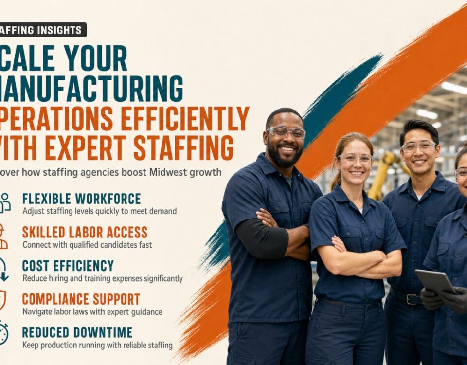 How Midwest Manufacturers Can Leverage Staffing Agencies to Scale Efficiently